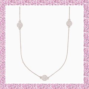 Kate Spade ♠️ Silver “Bright Spot Scatter” Necklace NWTs